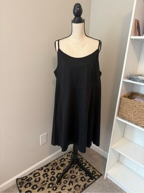 Torrid Black Athleisure Swing Dress/Skort